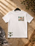Premium heavyweight T-shirt made from a soft cotton and polyester blend. 300 GSM fabric gives it a thick, durable, and high-quality feel. Features a bold Palestinian-inspired graphic with a comfortable unisex fit. Designed for everyday wear with a long-la
